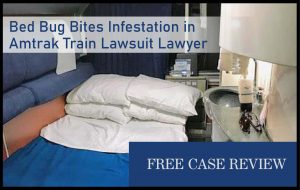 Bed Bug Bites Infestation in Amtrak Train Lawsuit Lawyer sue lawsuit attorney liability incident