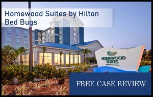 Homewood Suites by Hilton bed bug laywer attorney sue lawsuit compensation